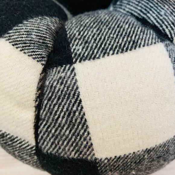 Autumn Blessings Buffalo Plaid Plush Pumpkin Halloween Thanksgiving Fall 7 1/2"H - Picture 5 of 9